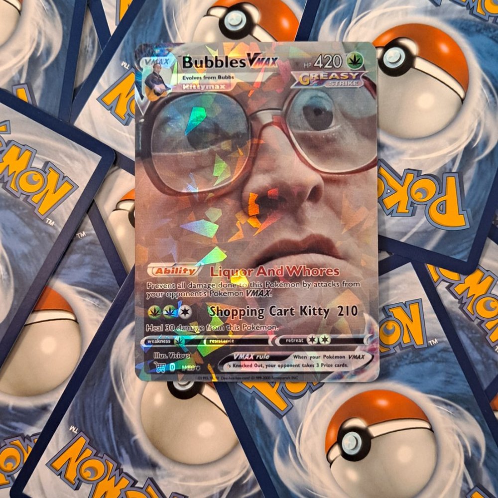 Bubbles Pokemon Card - TPB